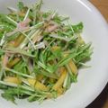 ニコチャンマン's cooksnap of when they made 秋限定◆水菜と柿のサラダ◆カボス仕立て.