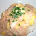 p-mitty's cooksnap of when they made 贅沢！蟹缶テンシン飯★.