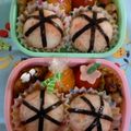 うに１１８'s cooksnap of when they made お弁当の”保冷剤”にも★かぼちゃ茶巾.