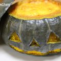 smilekitchen's cooksnap of when they made まるごと☆坊ちゃんかぼちゃグラタン.