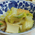 umemodoki's cooksnap of when they made ✿生揚げと白菜のゆる煮.