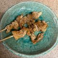 snow☆☆♪♪'s cooksnap of when they made 【★おうち居酒屋★】＊鶏皮で焼き鳥＊.