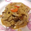 ミポリンZ's cooksnap of when they made 秋のレンコンきんぴら　しめじ入り.