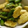 maruru-nn's cooksnap of when they made アスパラとささみのカレー炒め（お弁当）.