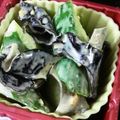 徹嫁っち's cooksnap of when they made きゅうりときくらげのポリコリサラダ.