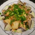 まいつか's cooksnap of when they made 豚キムチとしいたけのチーズ焼き.