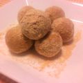 見習い調理師's cooksnap of when they made ♪材料３つ混ぜるだけ♪お豆腐きなこ玉♪.