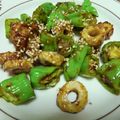 conn's cooksnap of when they made 超簡単！ししとうとちくわの炒めもの！.