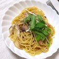 おにもつちゃん's cooksnap of when they made アヒージョの残りでペぺロンチーノ.