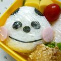 ケロらぶ's cooksnap of when they made 癒しのパンダちゃん❤キャラ弁(´∀｀✿).