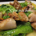 美しきロクサーヌ's cooksnap of when they made 旨い！鶏肉とレタスの簡単炒め.