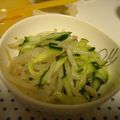 gomaneko's cooksnap of when they made ごま油で美味しい★もやしとキュウリ.