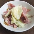 ととろ７'s cooksnap of when they made ハムとキャベツのさっぱり煮.