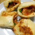 シャンプーハット's cooksnap of when they made フライパン不要♡もやしとニラの巾着.