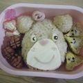 3姉妹ちゃんママ's cooksnap of when they made ケアベアおにぎり＊キャラ弁.