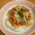 chieko333's cooksnap of when they made キャベツたっぷり❤冷しゃぶ豚キムチDON.
