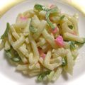 mcc5646's cooksnap of when they made うどんを使ったマカロニサラダ風.