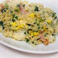 はらぺこてぃ's cooksnap of when they made ほうれん草チャーハン.