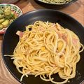 まい★ぽにょ's cooksnap of when they made 簡単▶極旨濃厚リッチ◀滑らかカルボナーラ.