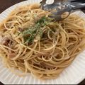 ぽっけお's cooksnap of when they made 簡単！塩辛パスタ.
