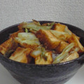 芋の葉's cooksnap of when they made 厚揚げと白菜のみそ炒め～.
