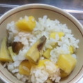 ☆がんちゃん☆'s cooksnap of when they made 栗入り❤さつまいもごはん.