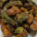 ＭＡＲＹ☆'s cooksnap of when they made オクラとかぼちゃの胡麻和え.