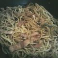 卵っち☆'s cooksnap of when they made 5分でできる☆ベーコン焼きそば.