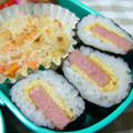ジョンリークッカー's cooksnap of when they made 沖縄のおにぎり☆ポークたまご.