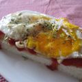 えみんちゅ＊'s cooksnap of when they made ◇わざとツブした目玉焼きのトースト◇.