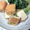 こにゃ＊'s cooksnap of when they made ほっとする味。厚揚げと水菜の煮物.