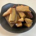 papikun's cooksnap of when they made 超簡単！１０分でほっこり大学いも　.