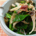 mmameco's cooksnap of when they made **つるむらさき＆エリンギ★梅鰹和え**.