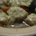 食べ歩き015's cooksnap of when they made とり団子鍋のとり団子.