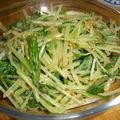 サオリ's cooksnap of when they made 大豆もやしと水菜のナムル♪.