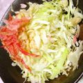 かずちゃん。's cooksnap of when they made 大根とキャベツの揚げ玉サラダ.