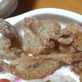 manamon's cooksnap of when they made 鶏皮のカリカリカレー揚げ.