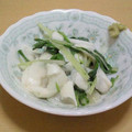 ひつじスリッパ's cooksnap of when they made ピーラーで簡単！水菜と長芋の和風サラダ.