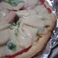 blueberry4's cooksnap of when they made ★真夜中のおからピザ★.