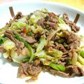 ママdeko's cooksnap of when they made 普段の牛肉おかず.