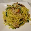 比呂美's cooksnap of when they made 葱が2本食べられる～葱塩焼きそば.