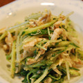 ベビーチョコ's cooksnap of when they made 水菜とささみの簡単サラダ☆.