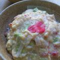 HALYUI's cooksnap of when they made カニカマdeかき玉ごはん☆ケーキ風.
