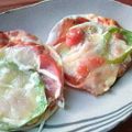 mipotann's cooksnap of when they made ＊餃子の皮でピザ＊.