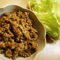 BiwacoJune's cooksnap of when they made ピリ辛☆ミンチのレタス包み.