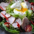 kazz72's cooksnap of when they made ✿✿温玉のせチキンサラダ✿✿.