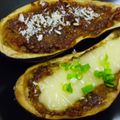 てる坊's cooksnap of when they made グラタン風♪茄子ボート.