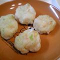 はつこたん's cooksnap of when they made 肉なし♪はんぺんえびシューマイ.