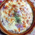 ひめポ's cooksnap of when they made 紫いものグラタン。.