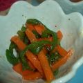 mixiki's cooksnap of when they made ピーマンと人参のみそ煮.